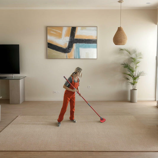 GEDOH Spin Mop Replacement Heads 3 Count White Microfiber 2 Refills