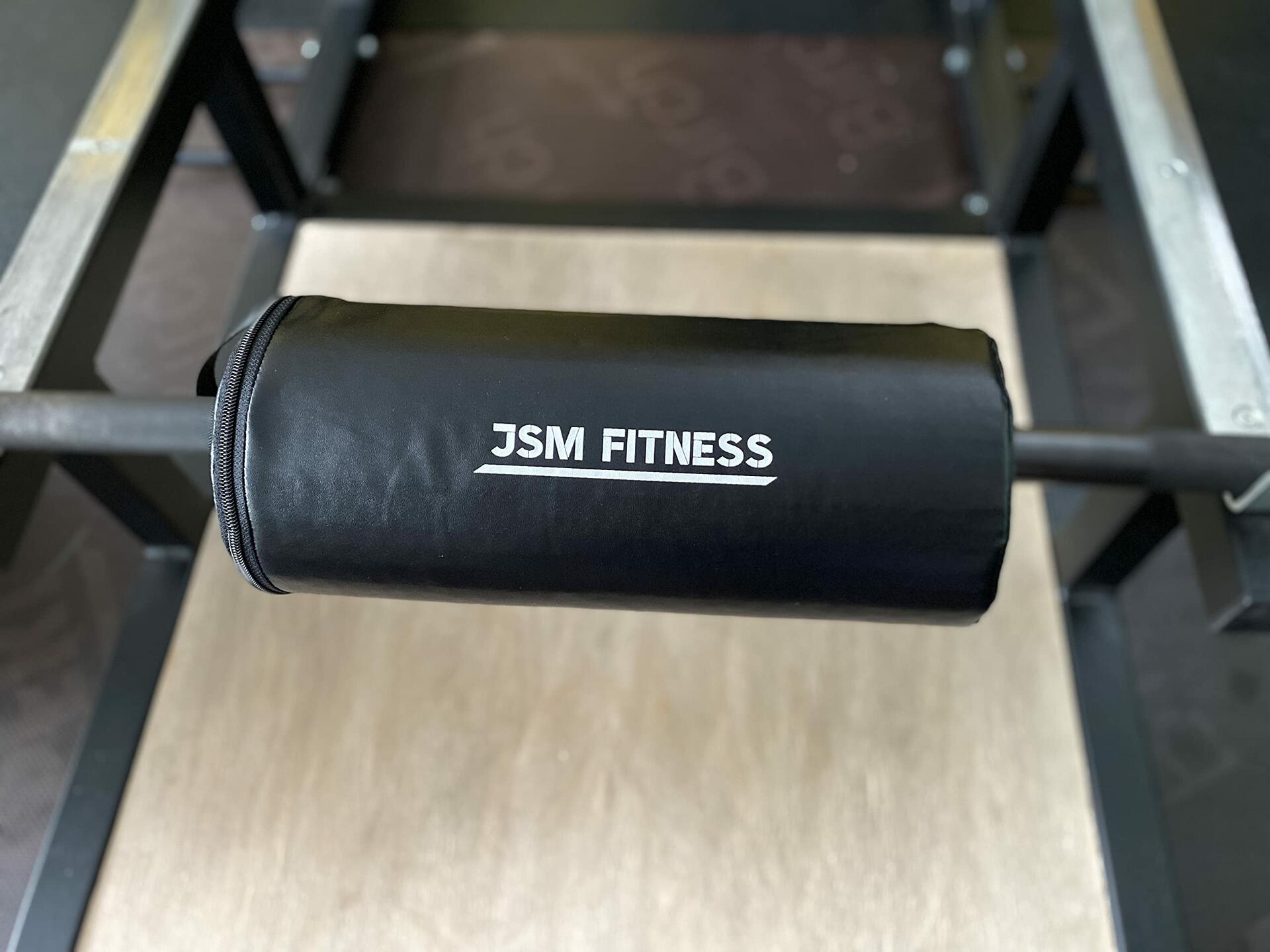 JSM FITNESS Hip Thrust Barbell Pad Extra Thick Bar Cushion Black