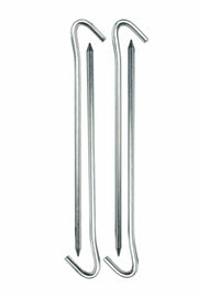 Coghlan's Steel Tent Pegs 7" 5mm Rust-Resistant Hook Top 4-Pack