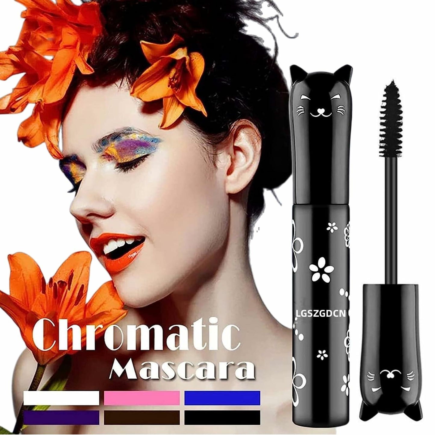 LGSZGDCN Mascara Liquid Black Lashes Makeup Eyes Extensions 1 Ounce