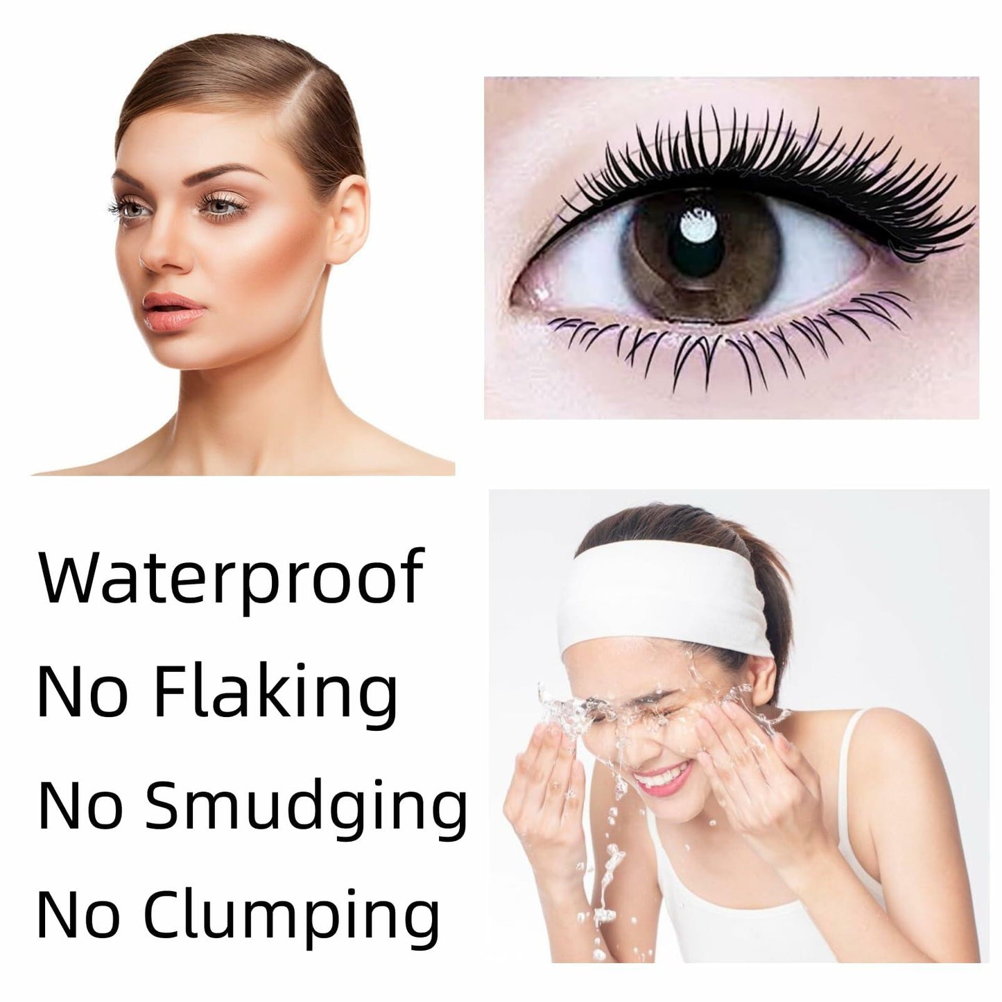 LGSZGDCN Mascara Liquid Black Lashes Makeup Eyes Extensions 1 Ounce