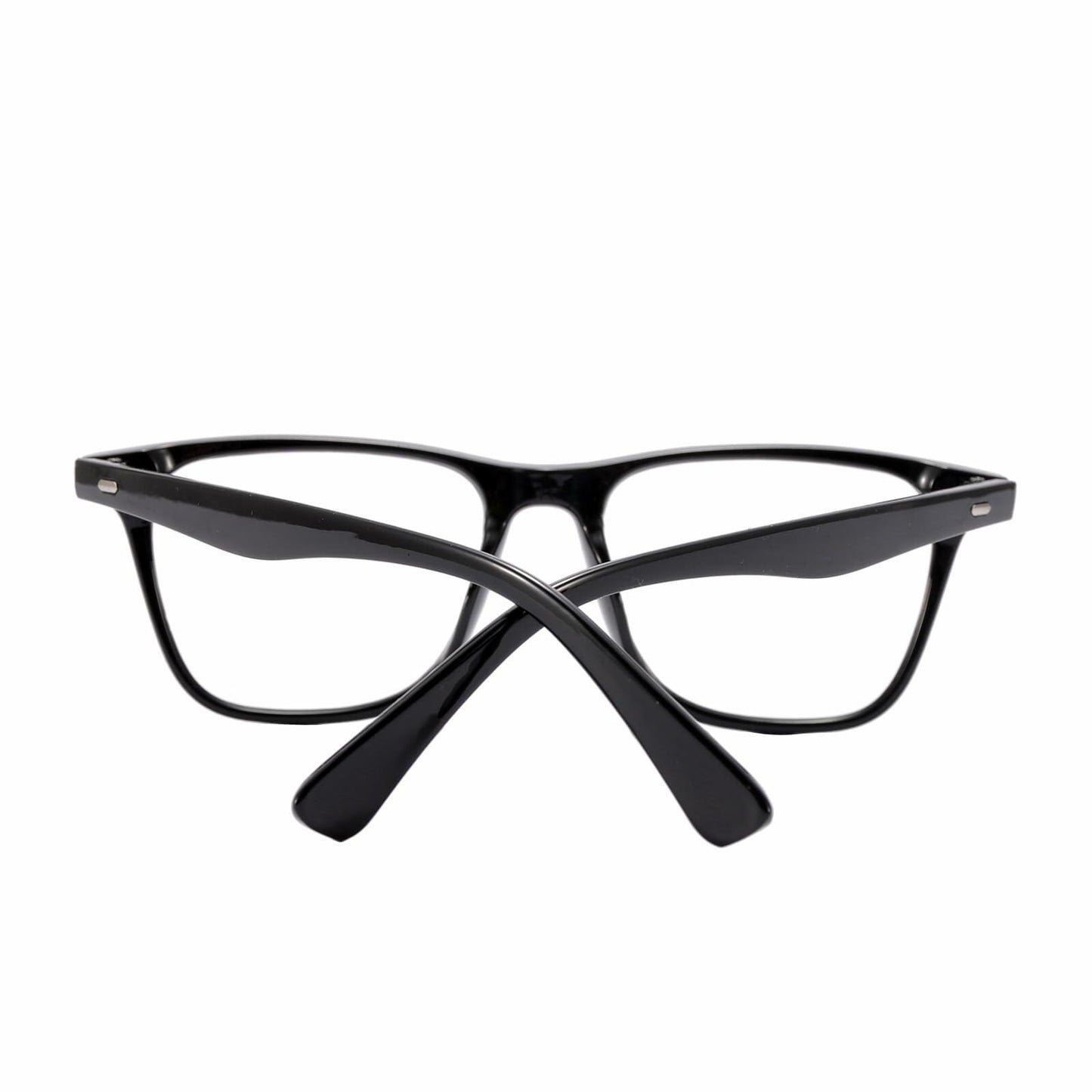 SANHOOPOLO Blue Light Blocking Glasses Black Frame Clear Lens Unisex