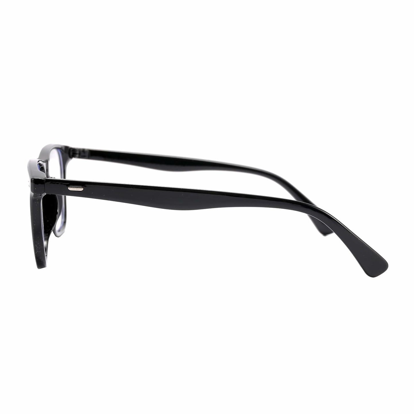 SANHOOPOLO Blue Light Blocking Glasses Black Frame Clear Lens Unisex