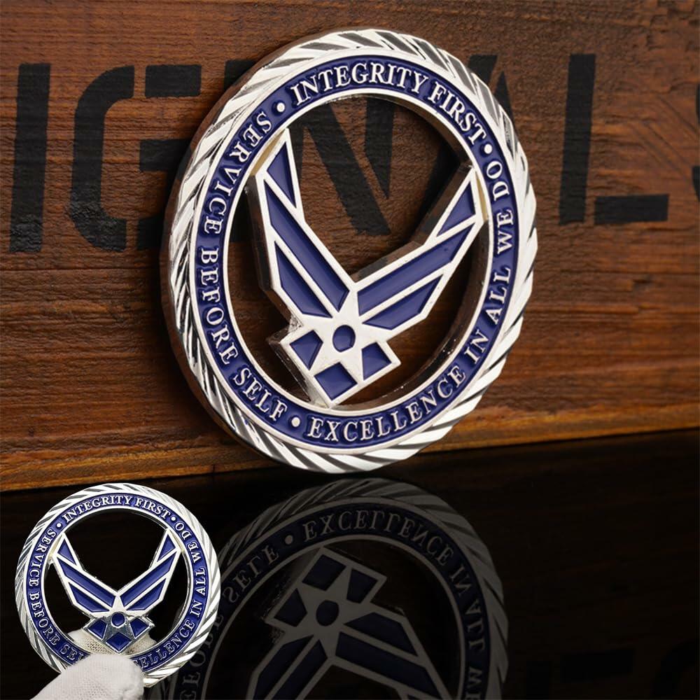 U.S. Air Force Military Core Values Challenge Coin USAF Collectible Veteran Gift