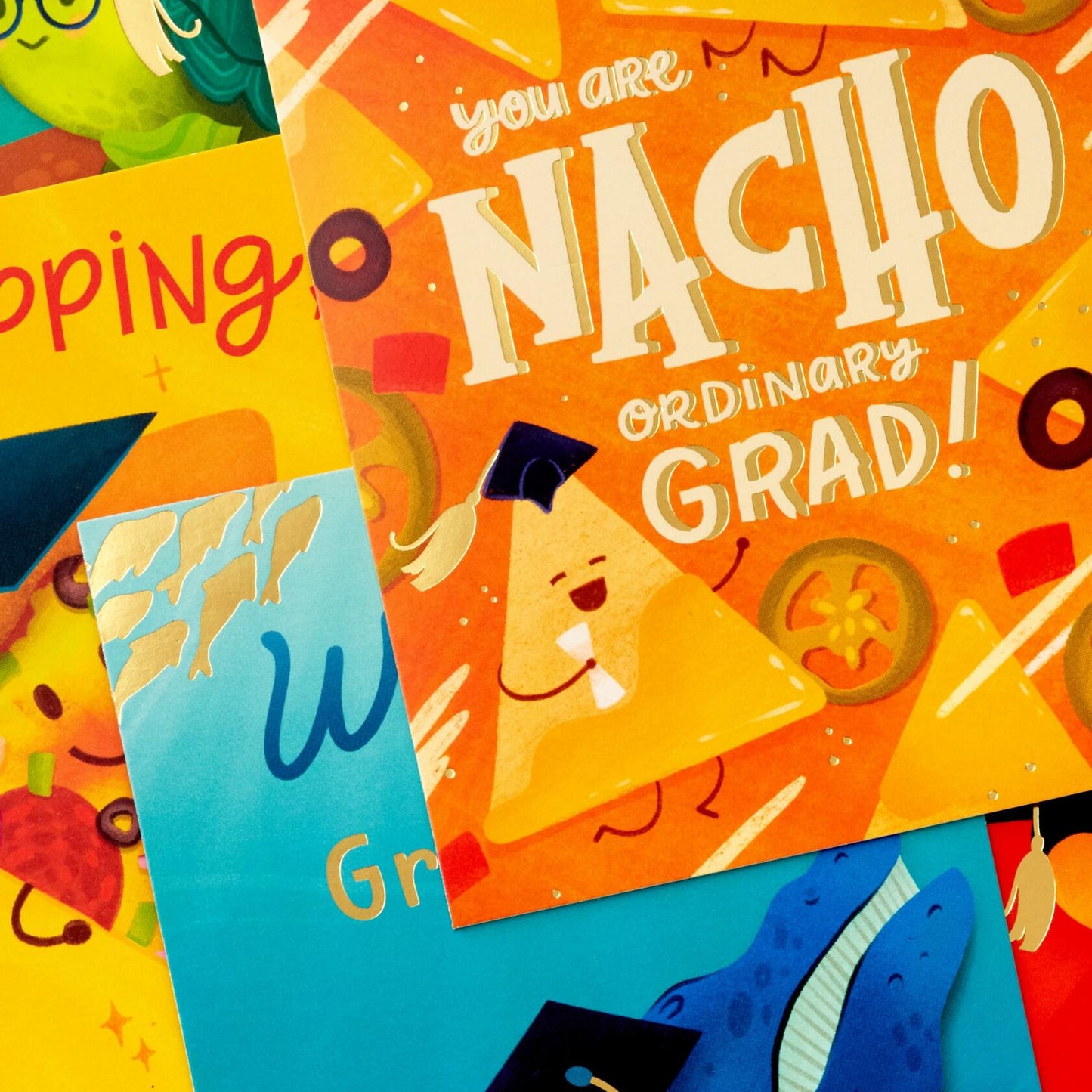 Hallmark Graduation Cards Bulk Assortment 36 Count Cartoon Multicolor Kids