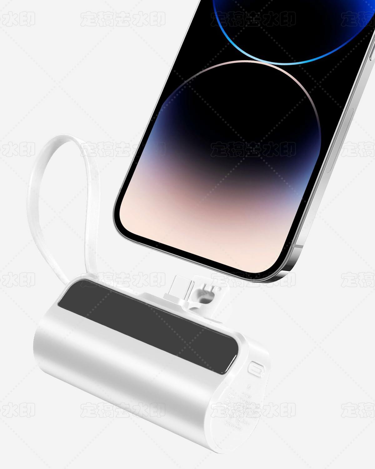 Generic LWM Mini 5000mAh Fast Charging Power Bank Type-C White