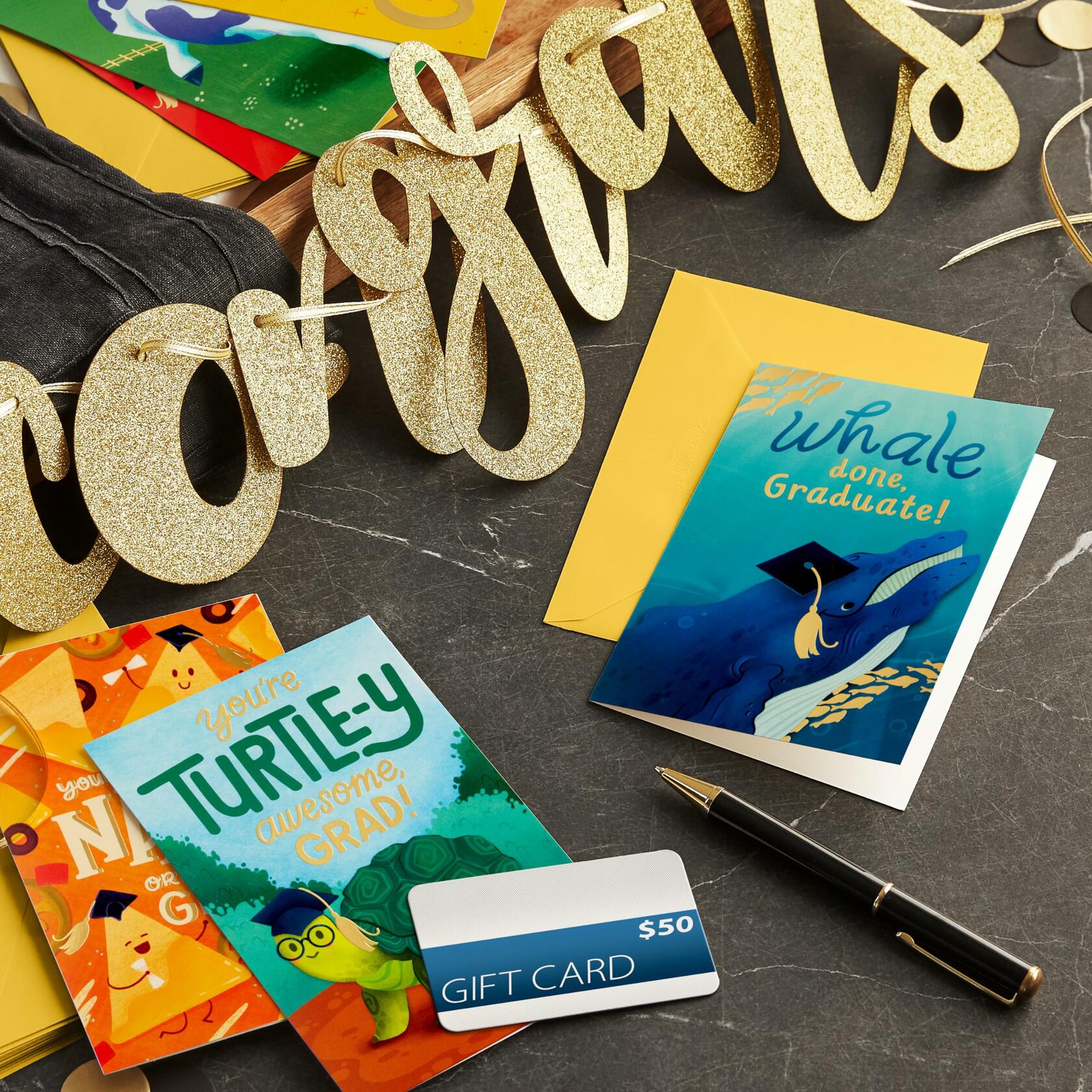 Hallmark Graduation Cards Bulk Assortment 36 Count Cartoon Multicolor Kids