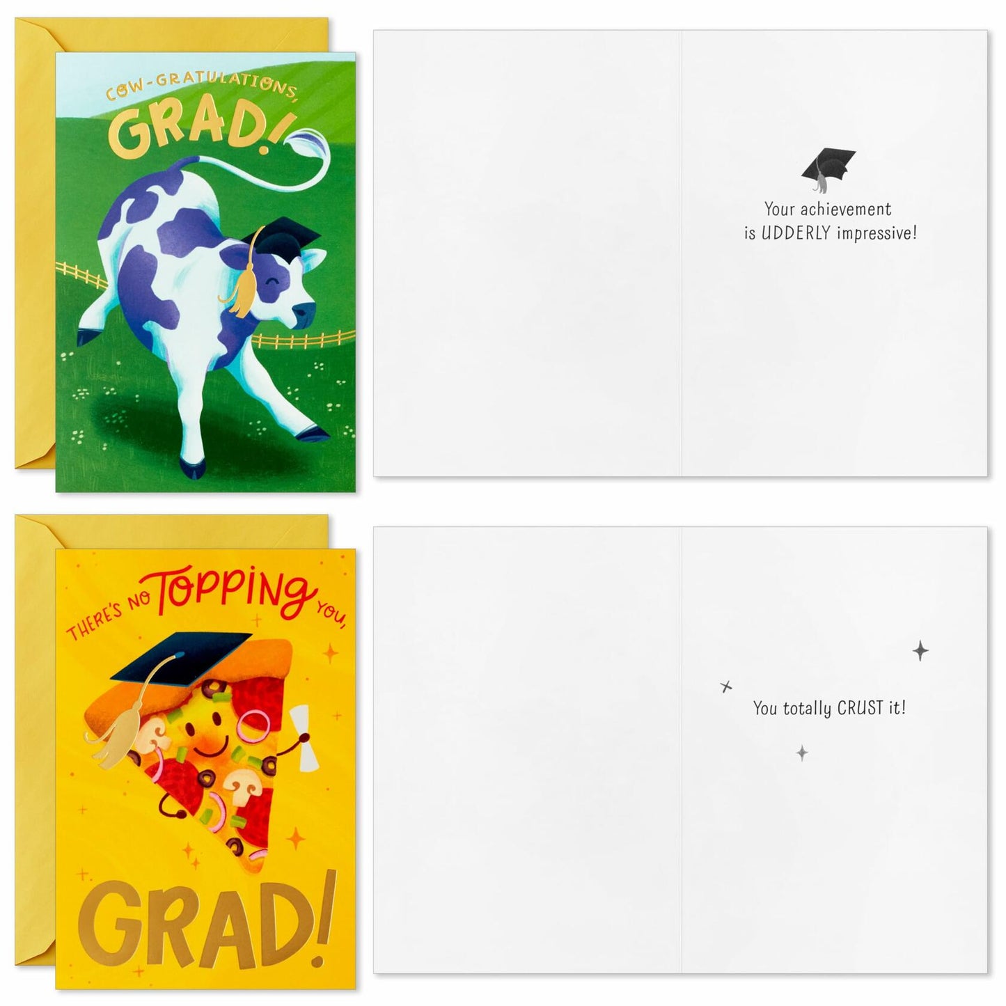 Hallmark Graduation Cards Bulk Assortment 36 Count Cartoon Multicolor Kids