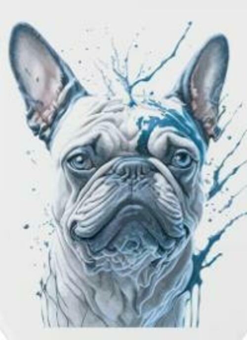 ROLY BEE 2 Sheets Funny Dog Toilet Cover Stickers 9.84x7.87 Multicolor PVC