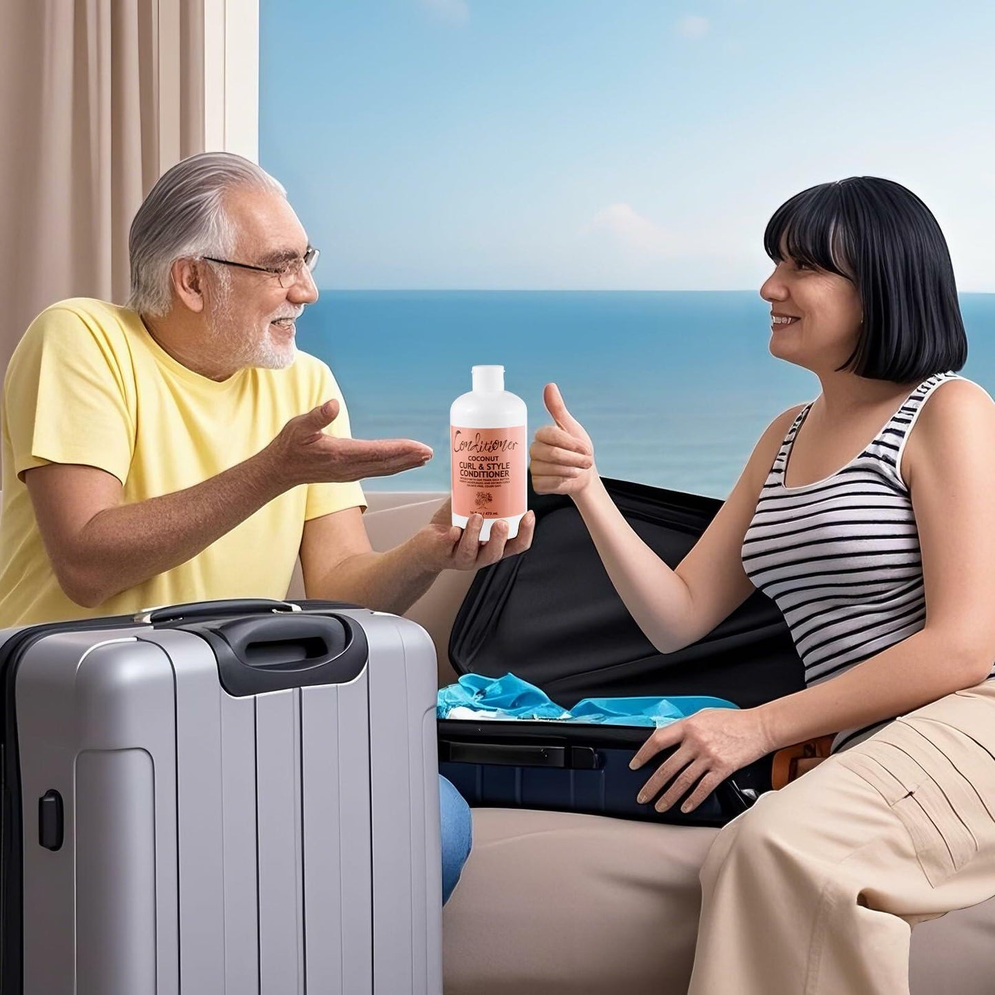 SpareCruise Leak-Proof Empty Shampoo Bottles Pink 32ml 2 Pcs Reusable Funnels