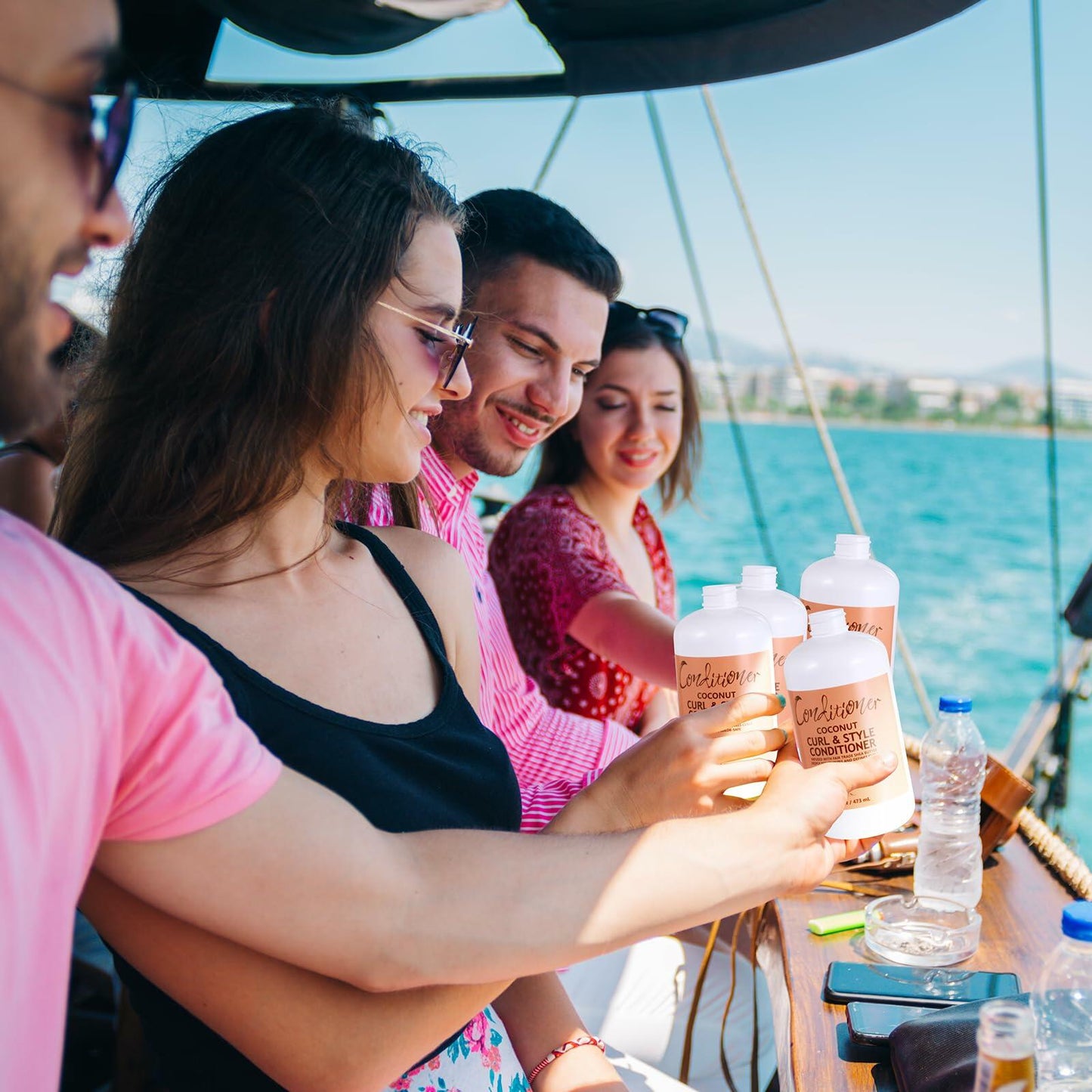 SpareCruise Leak-Proof Empty Shampoo Bottles Pink 32ml 2 Pcs Reusable Funnels