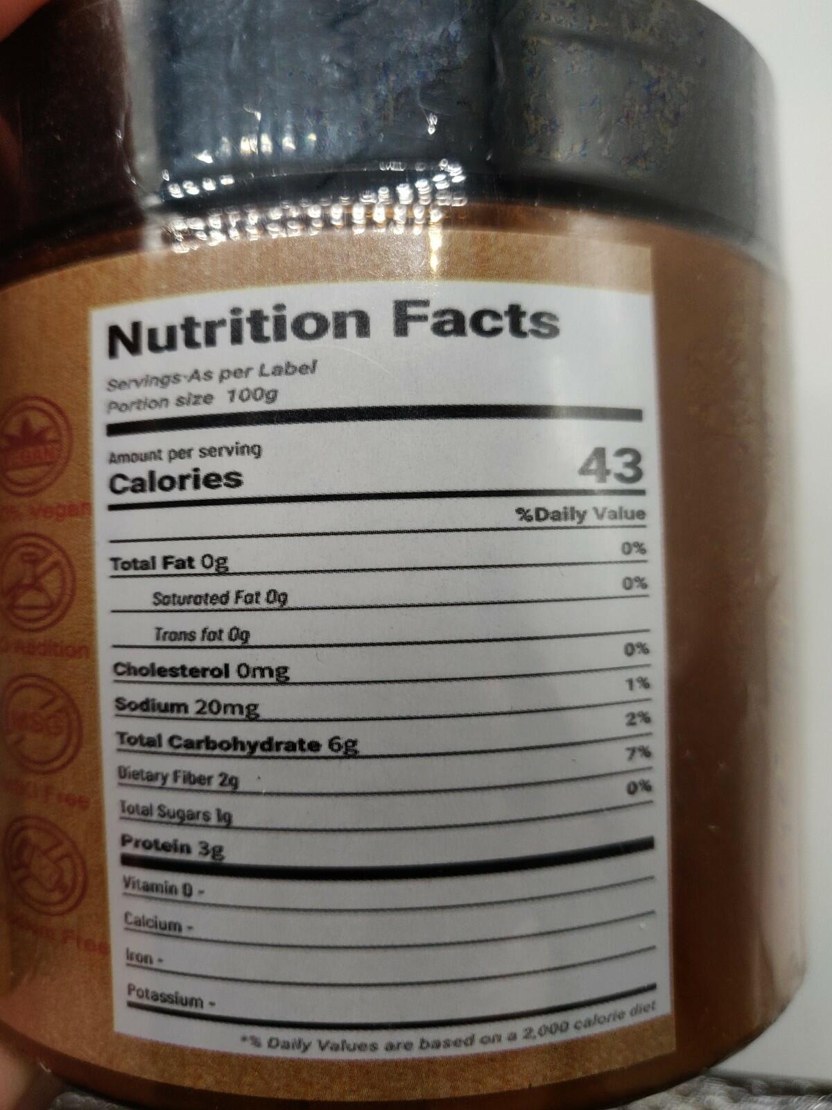 BestBy06/26 BestBy Organic Shiitake Mushroom Powder 7oz GMO Free Filler Free