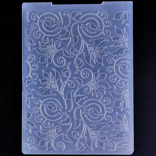 DDOUJOY Plastic Embossing Folders Flowers Leaves Bird 5pcs for Card Making