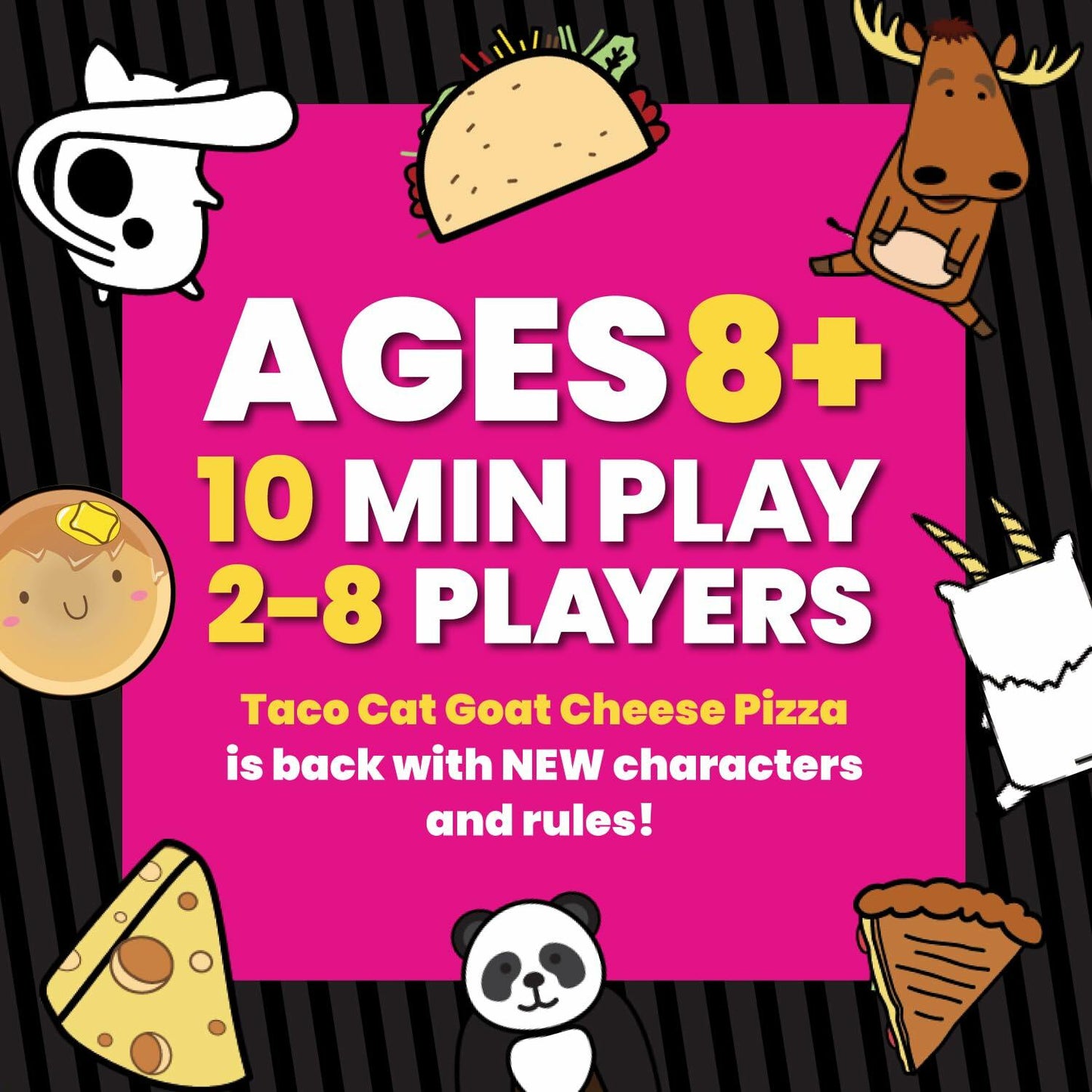 Taco Cat Goat Cheese Pizza On The Flip Side Standalone Expansion Game Fun