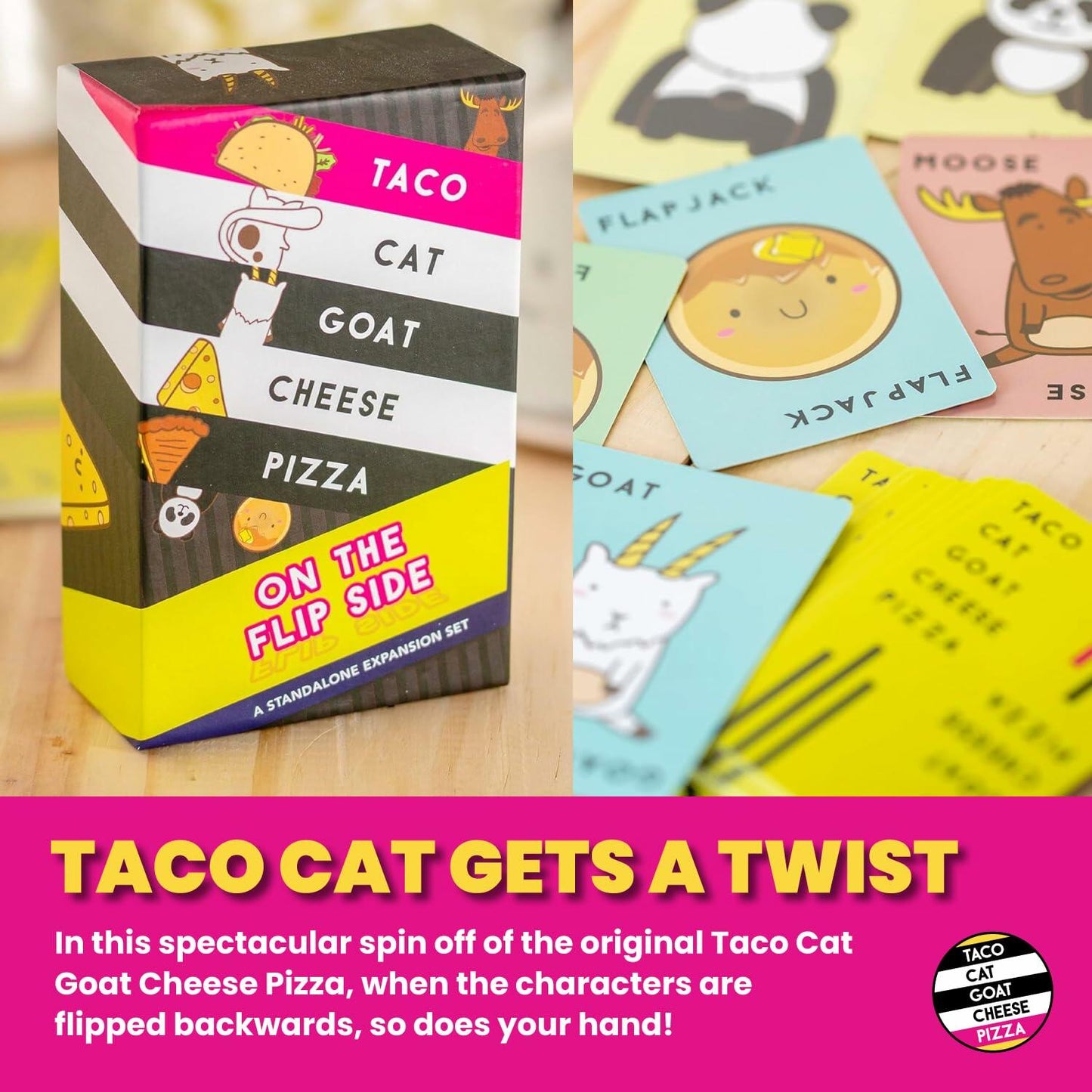 Taco Cat Goat Cheese Pizza On The Flip Side Standalone Expansion Game Fun