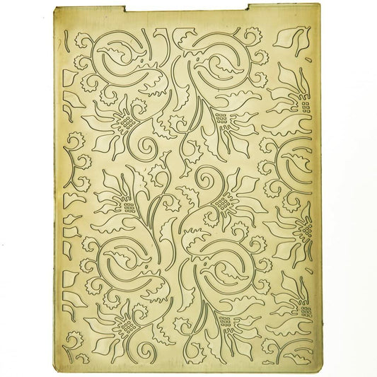 DDOUJOY Plastic Embossing Folders Flowers Leaves Bird 5pcs for Card Making