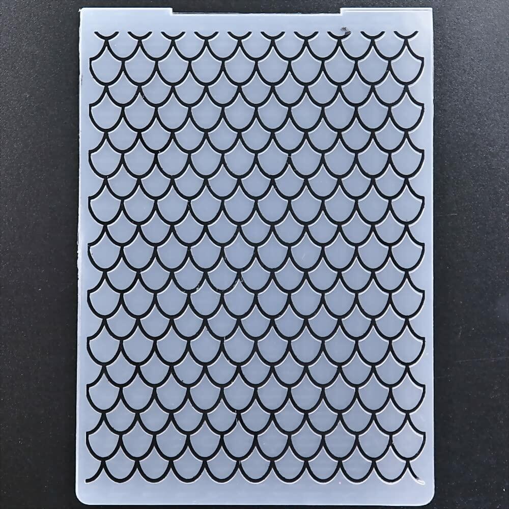 DDOUJOY Wave Anchor Travel Pocket Watch Clock Plastic Embossing Folders 5pcs