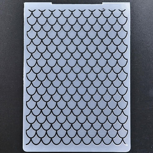 DDOUJOY Wave Anchor Travel Pocket Watch Plastic Embossing Folder 4pcs