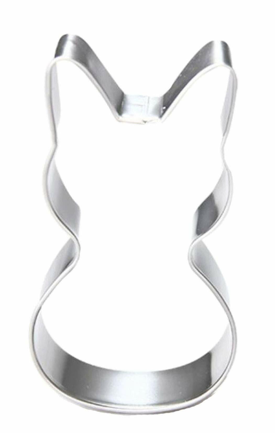 WJSYSHOP Cartoon Cat Cookie Cutter Stainless Steel Silver Shape