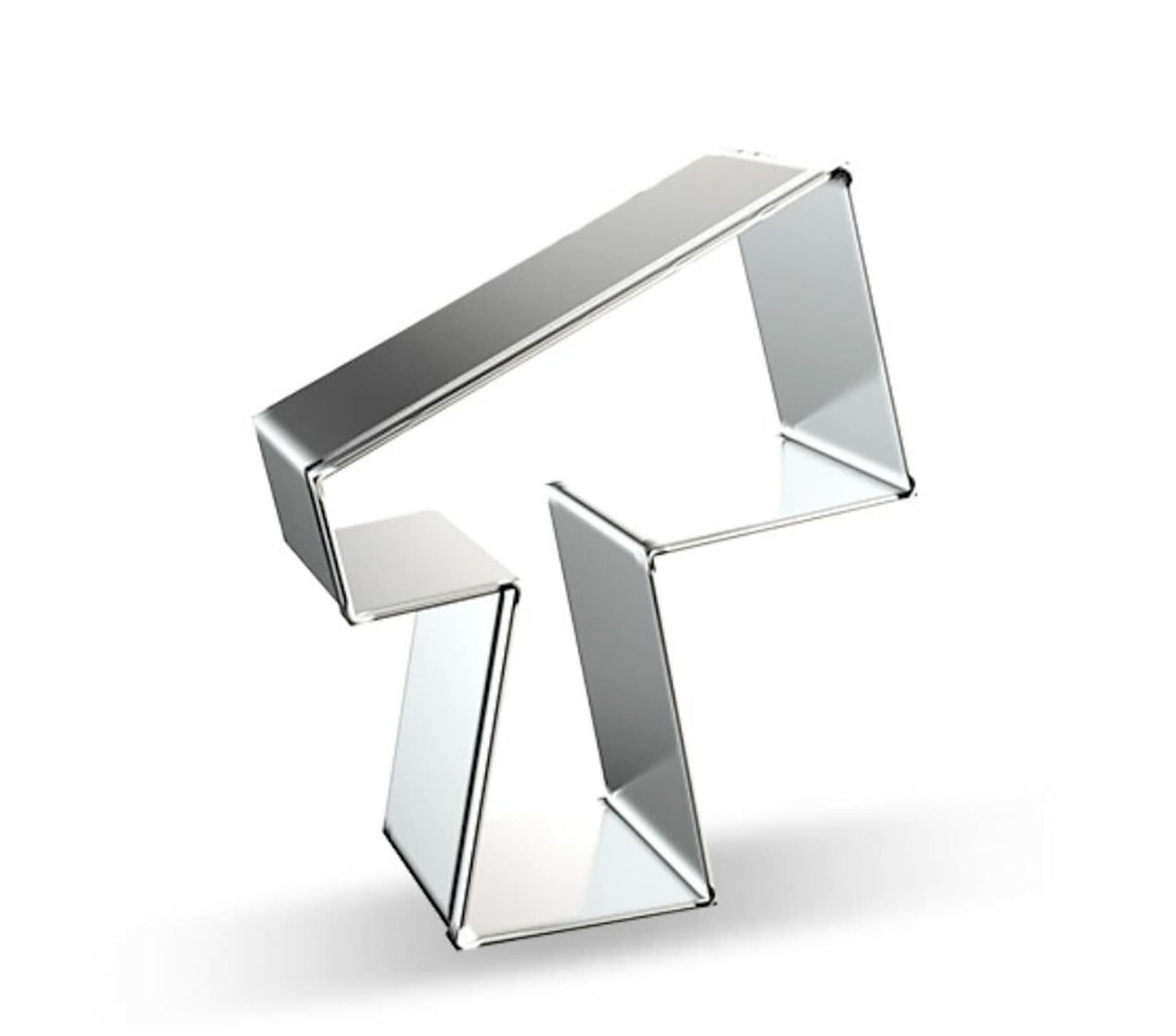 WJSYSHOP Telescope Shape Cookie Cutter Stainless Steel Silver Small