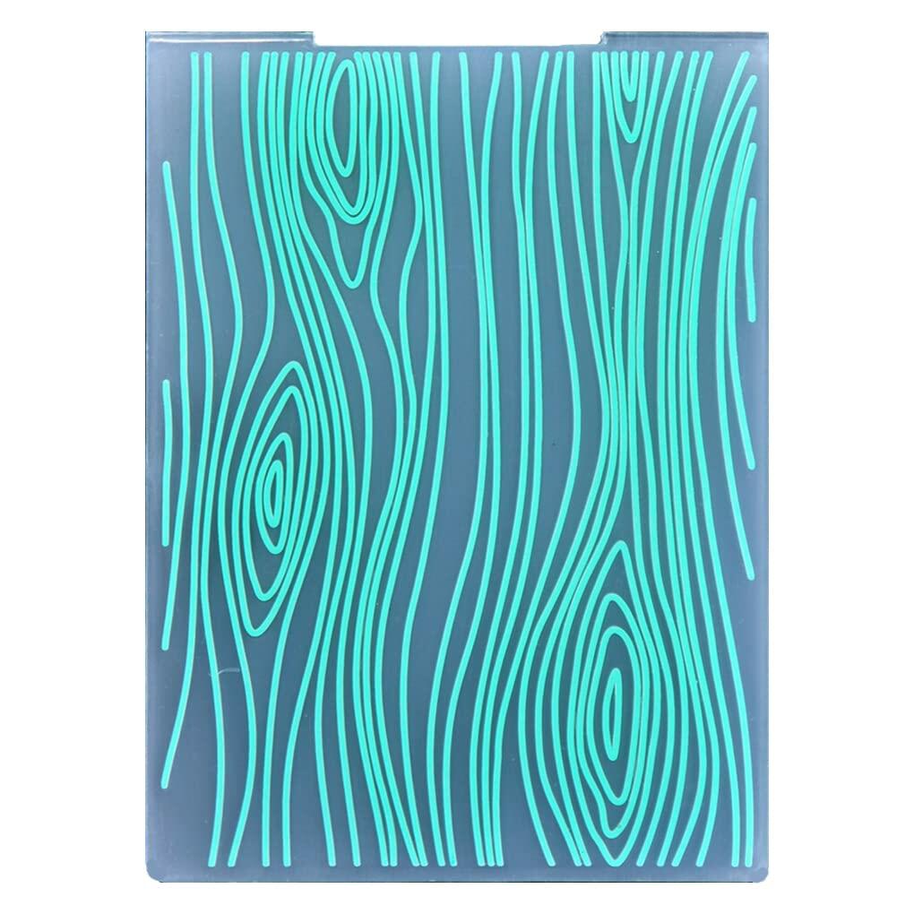 DDOUJOY Plastic Embossing Folders Brick Wall Stripe Arrow 4pcs