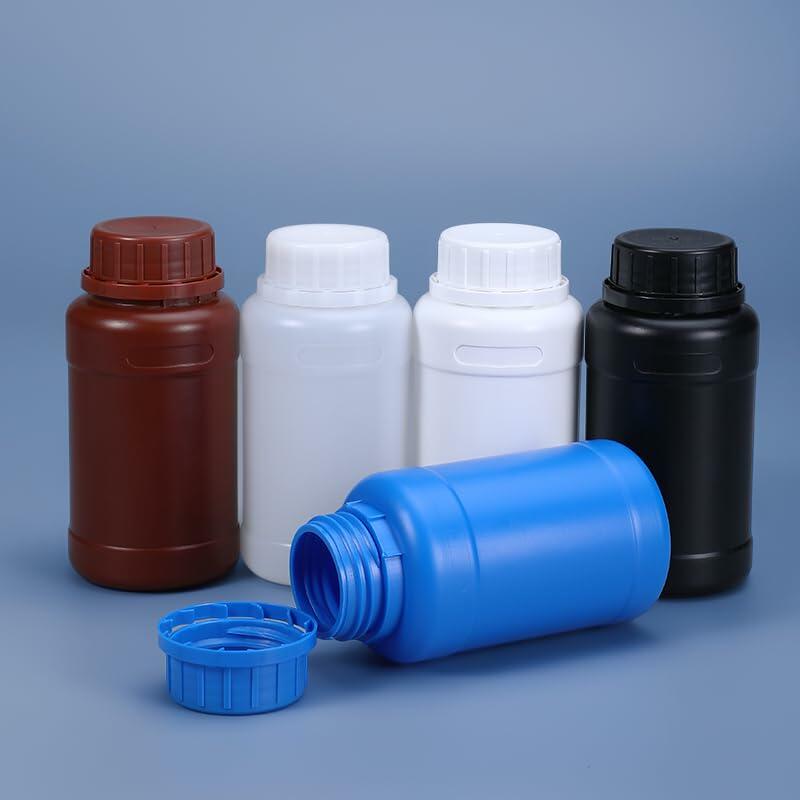 ASEVAT 33.8oz Plastic Reagent Bottle HDPE Wide Mouth Screw Cap 2Pcs
