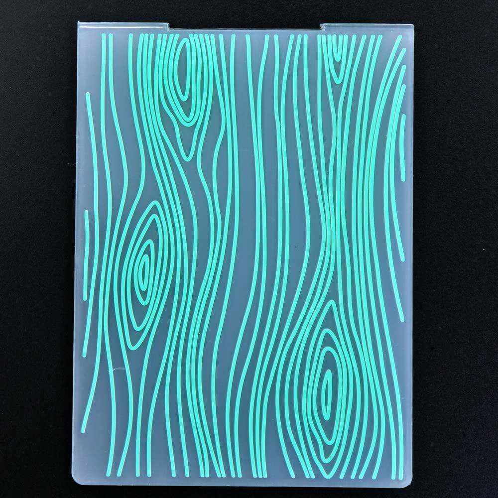 DDOUJOY Plastic Embossing Folders Brick Wall Stripe Arrow 4pcs