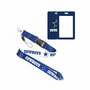 OZER FestiKit Blue Lanyard Neck Rope Badge Keychain Wallet G2-Dallas