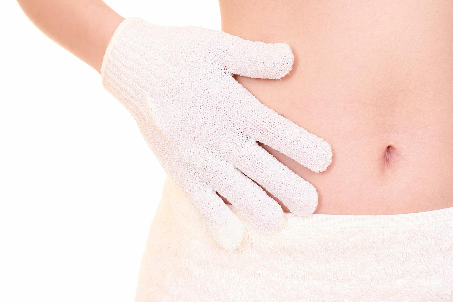 Linda Exfoliating Bath Gloves Multicolor 4 Pair Pack