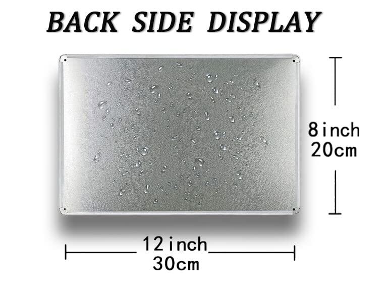 Tvdegse Santa's Toy Shop Metal Sign Retro Christmas Wall Decor 8x12 Inch