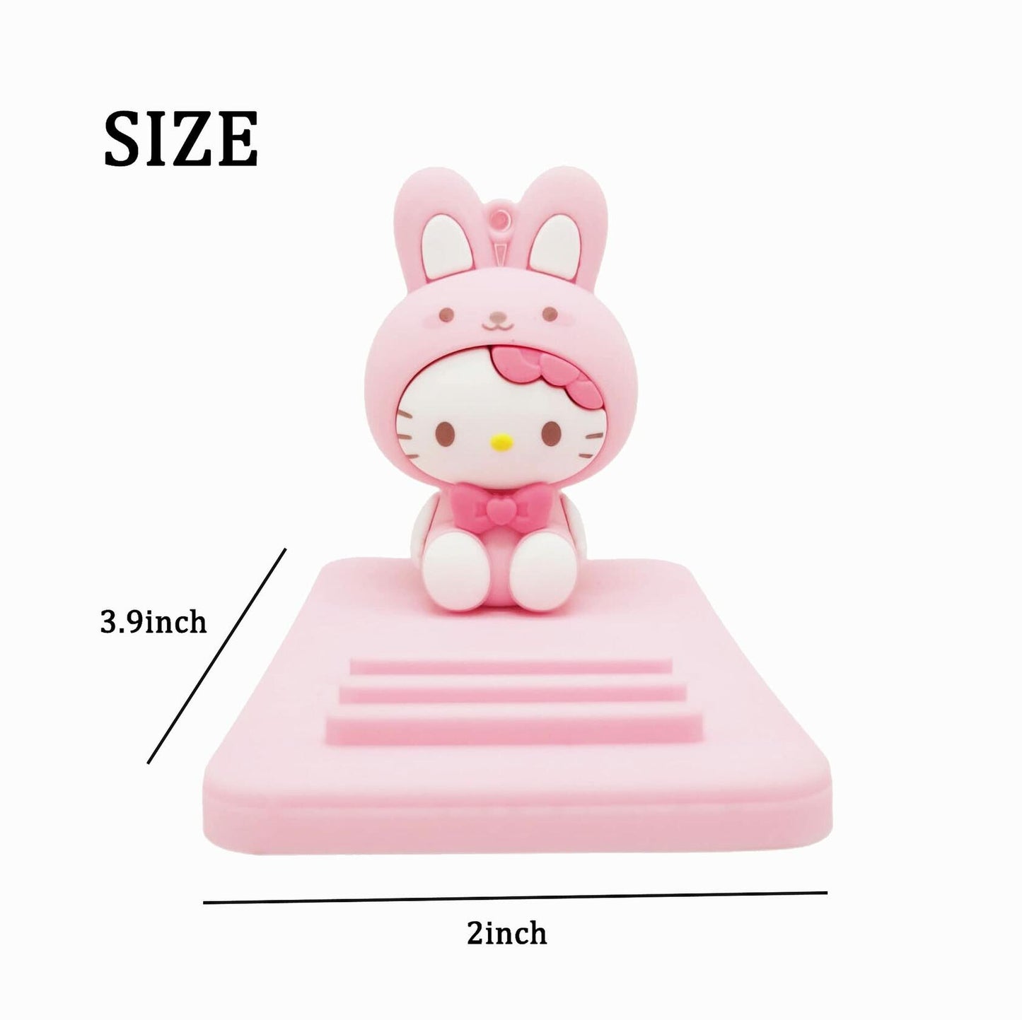 Sicpfuj Cute Pink-2-1 Phone Stand Desk Cell Phone Holder Compatible All Phones