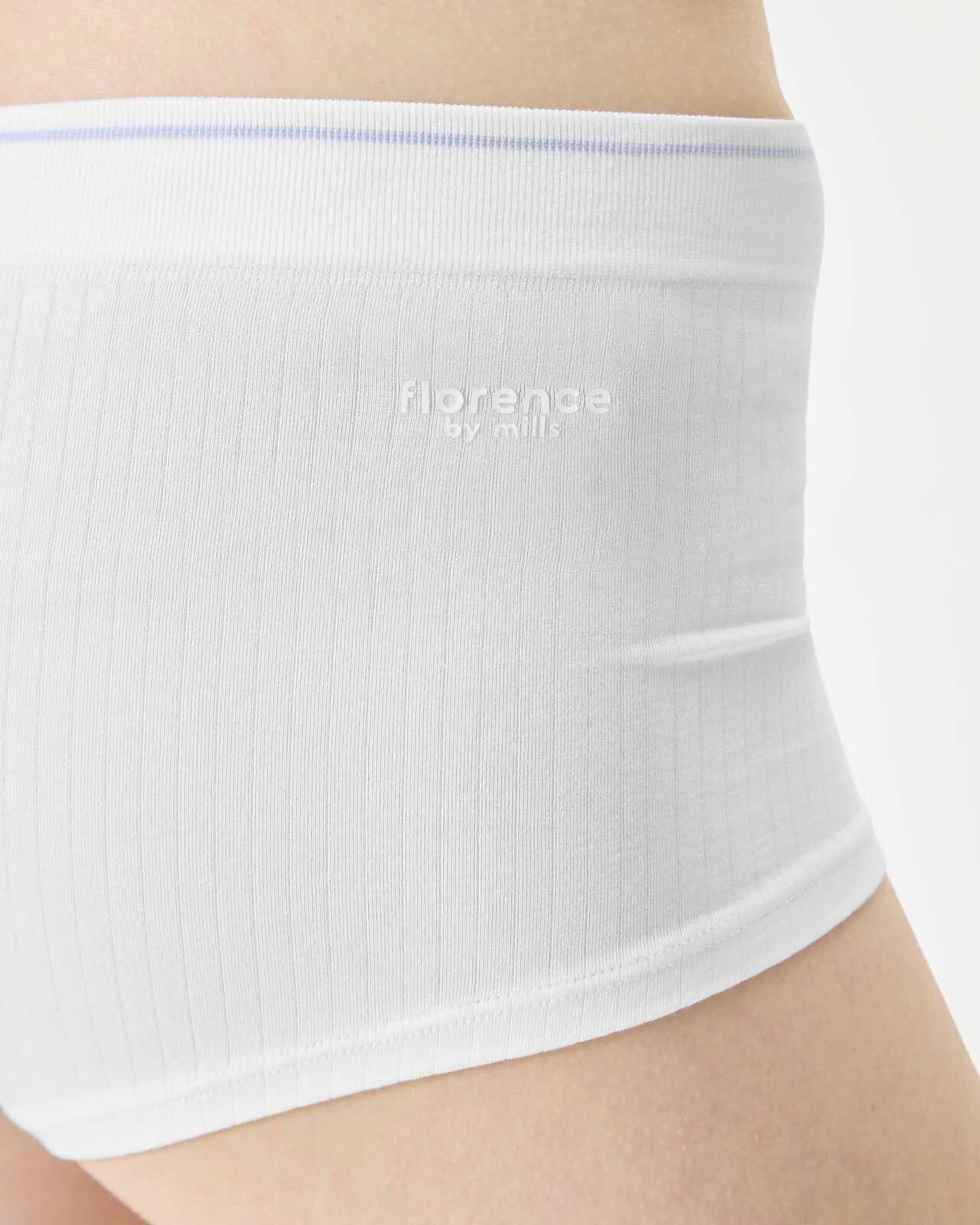 florence by mills Cozy Crush Seamless Boyshort White Size XS