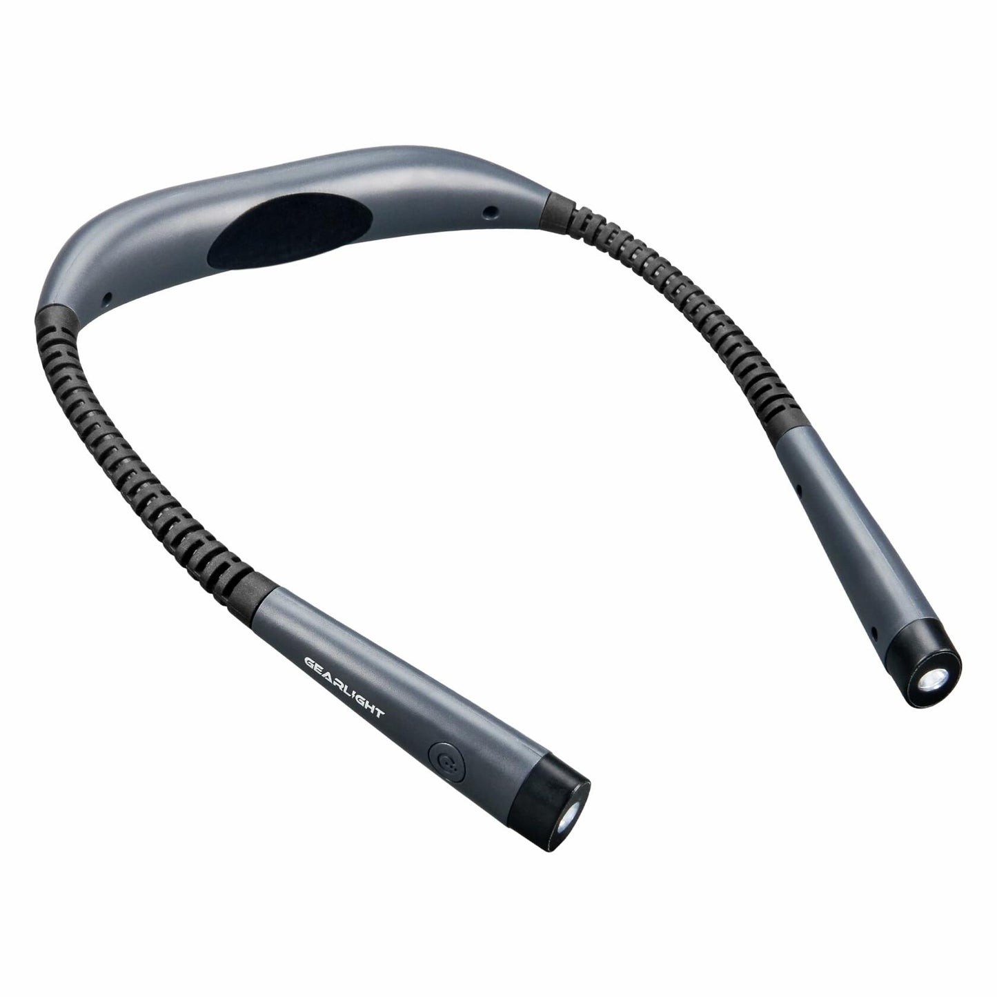 GearLight Rechargeable Hands-Free Book Light Adjustable LED Gray Pack 1