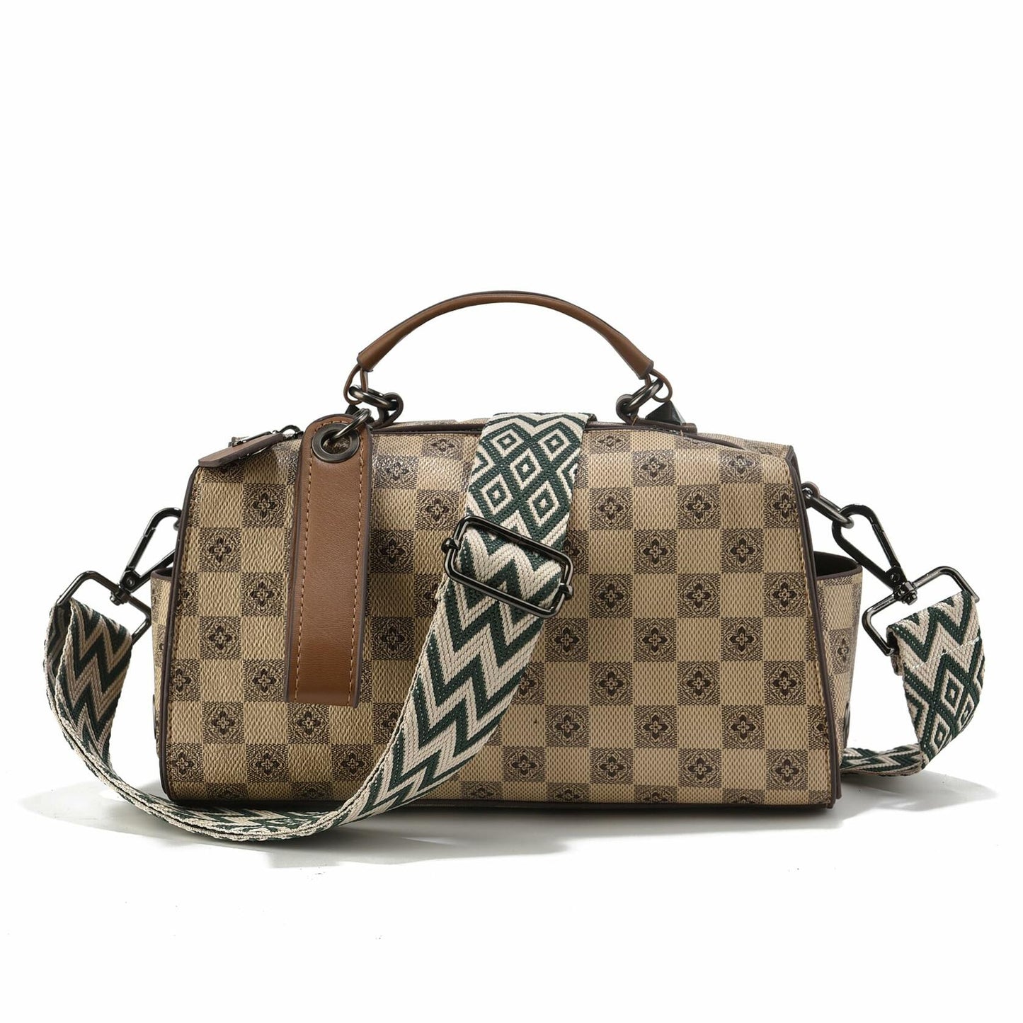 Purse Strap Adjustable Crossbody Replacement Wide Shoulder Strap Gunmetal