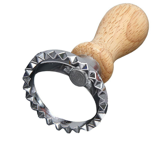 AKOAK Cookie Pizza Lace Knife Wheel Pastry Mold Zinc A-01 1 Pack