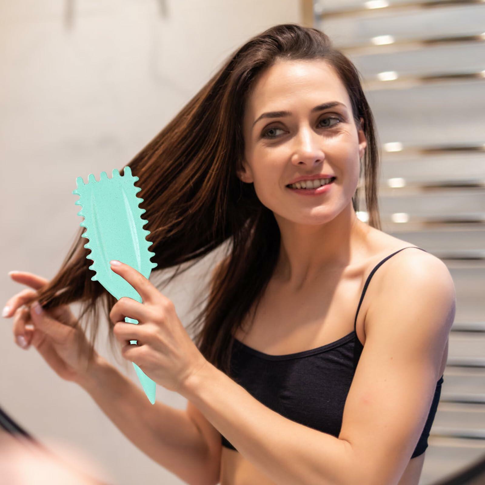 zetusm Curl Defining Brush Nylon Bristles Flexible Green 1 Count