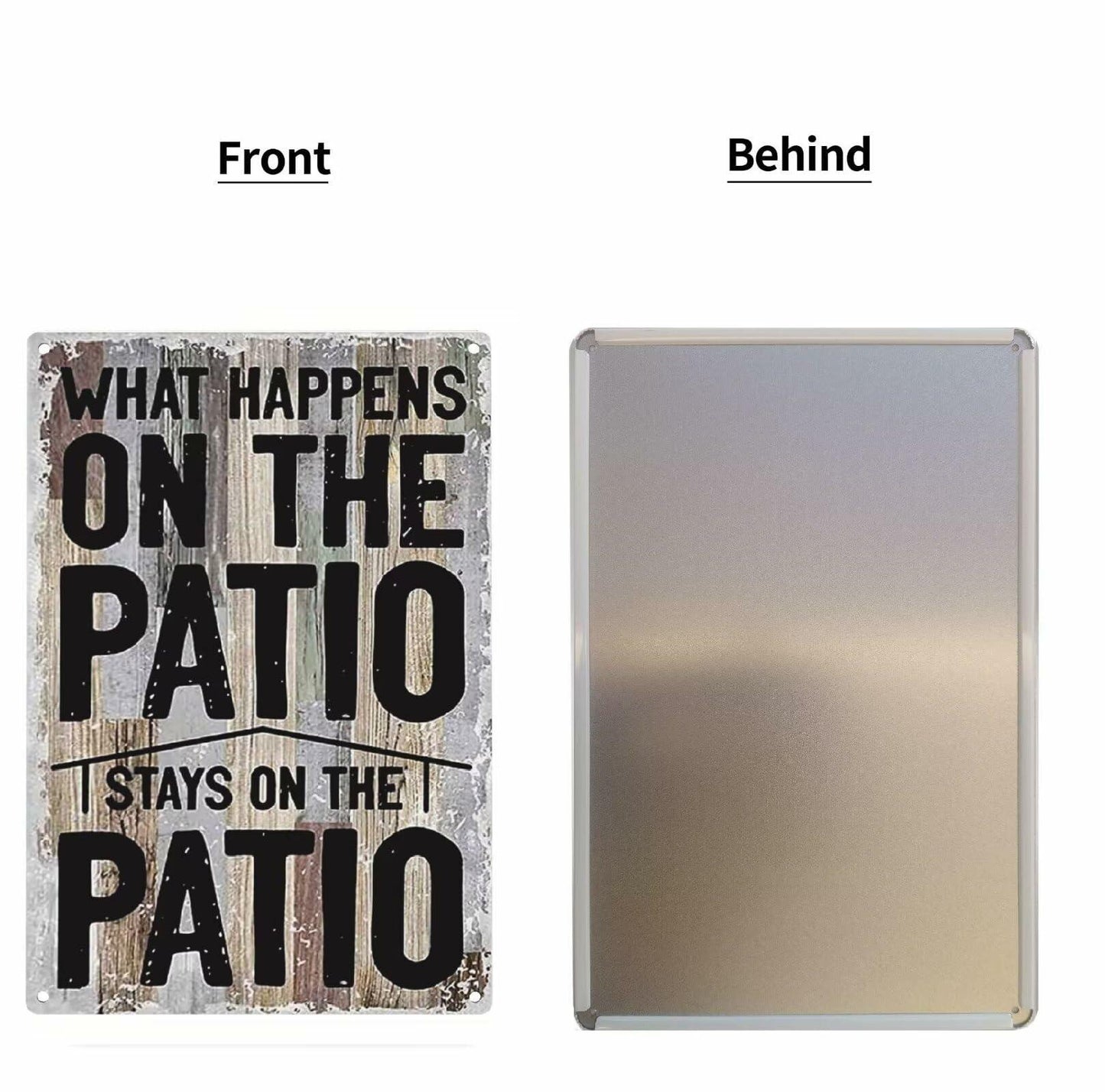 GCOCL Metal Tin Sign Wall Decor Man Cave Bar Patio Coffee Beer Color4d