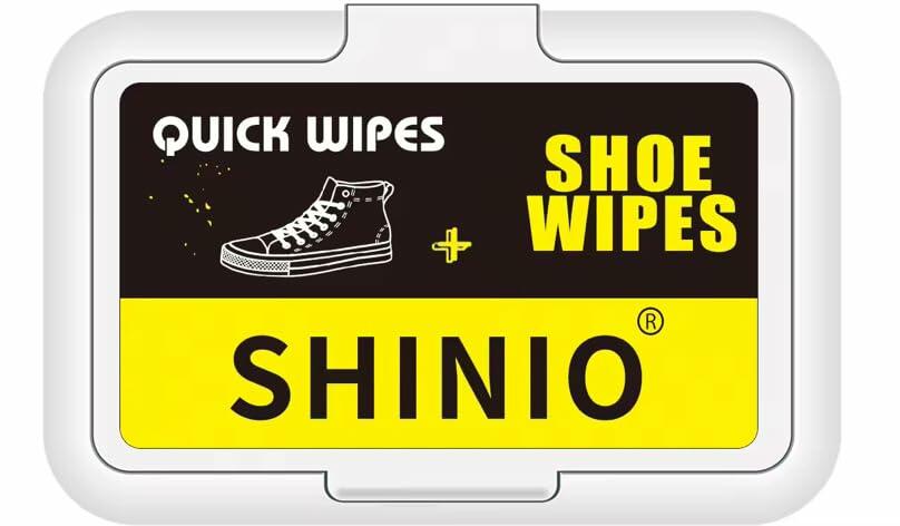SHINIO Shoe Cleaning Wipes 30 Count Disposable Sneaker Cleaner Towelettes