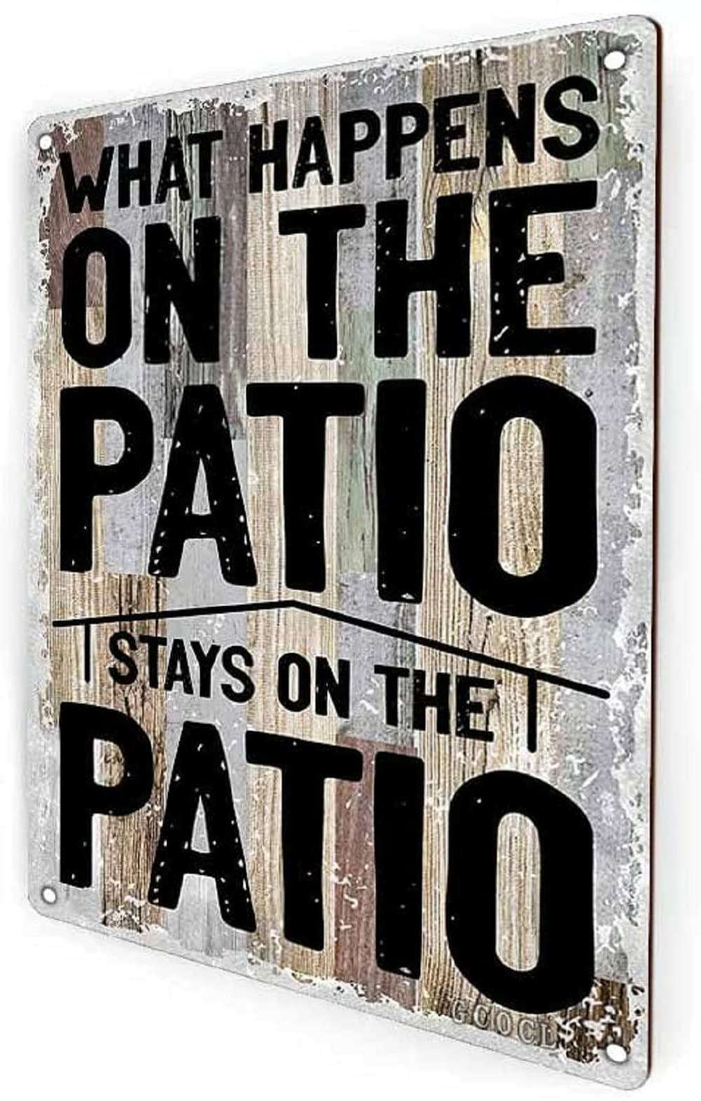 GCOCL Metal Tin Sign Wall Decor Man Cave Bar Patio Coffee Beer Color4d