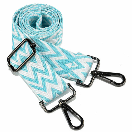 Purse Strap Adjustable Crossbody Replacement Wide Shoulder Strap Gunmetal