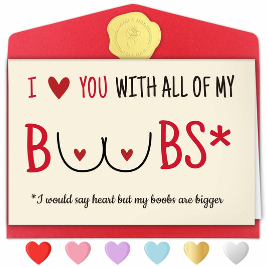 ZapDesk Funny Valentines Day Card for Him Husband Boyfriend Fiance C-Style16
