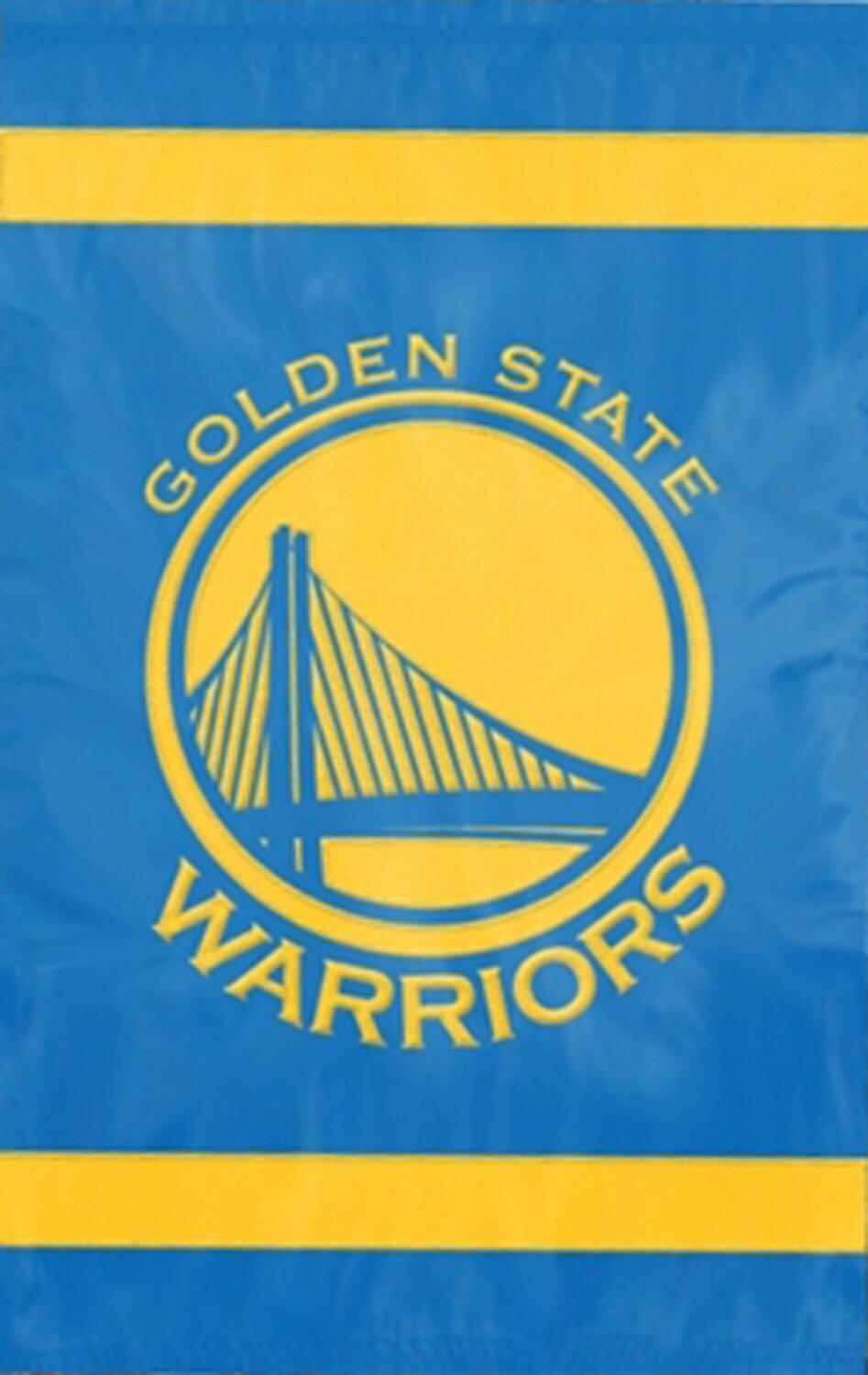 Party Animal NBA Golden State Warriors Premium Banner Flag 28x48 Team Color