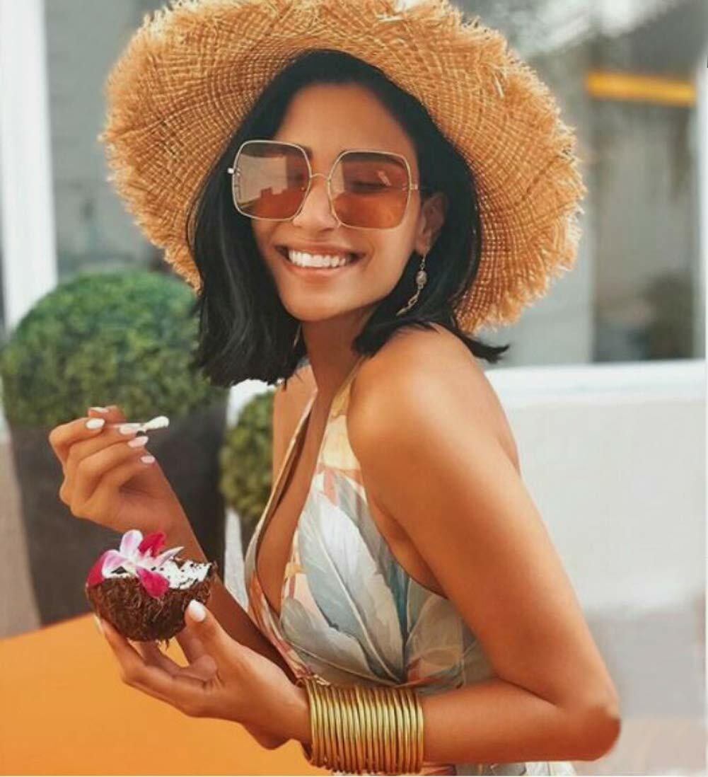 HIIXHC Gold Glitter Jelly Bangle Bracelets Set Silicone Friendship 6.5 Inch