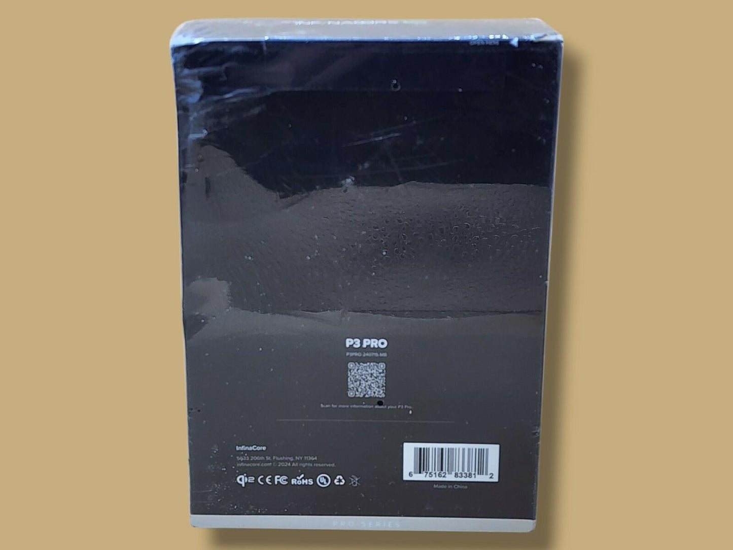 [Like New] InfinaCore P3 Pro 65W GaN 10500mAh Qi Wireless Portable Charger Black