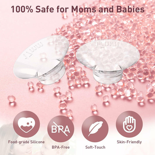 Skeufy Momcozy M5 Breast Pump Flange Inserts 15/17/19/21mm 8PCS