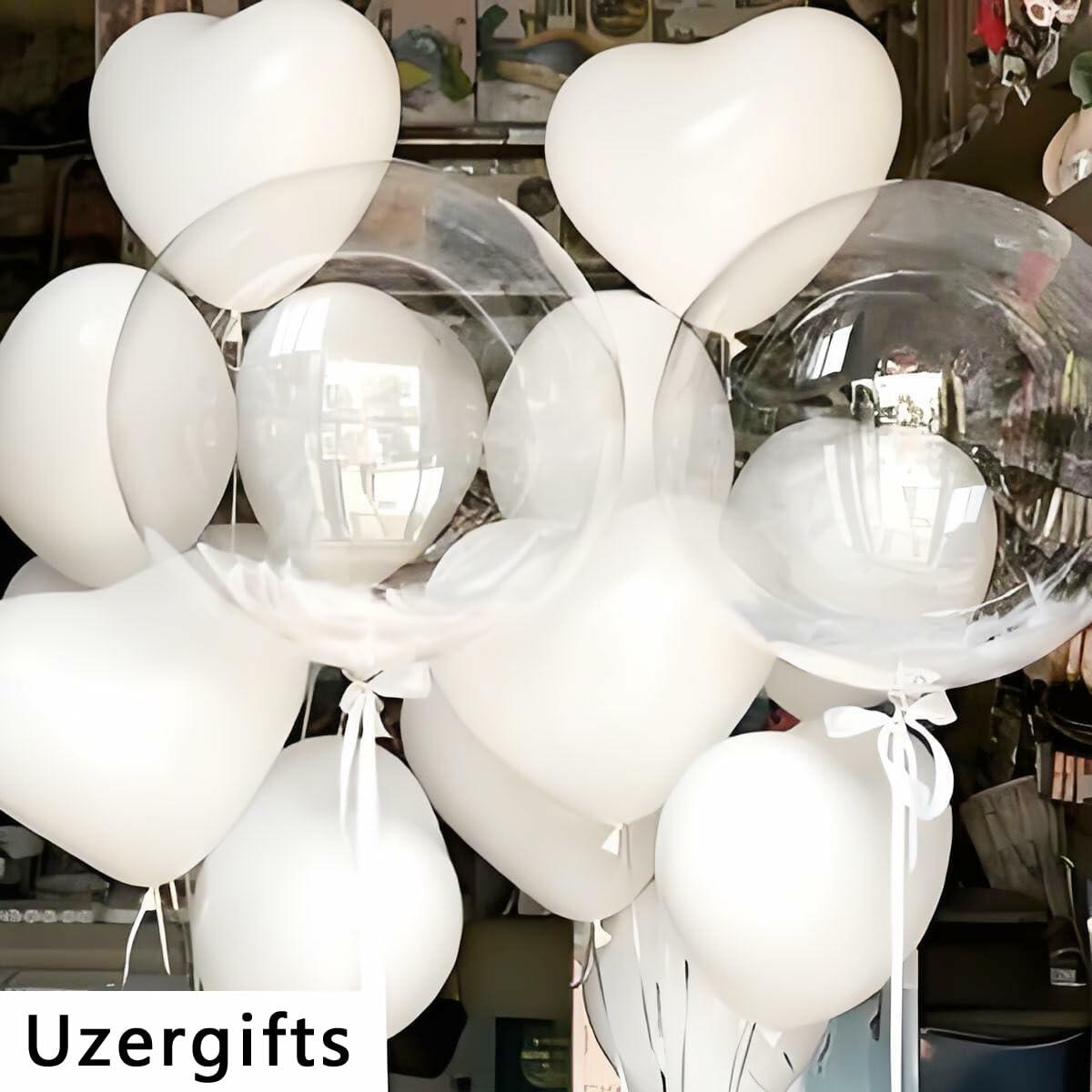 Uzergifts Bobo Balloons 24 Inch Transparent Bubble 25 Pack Party Decor