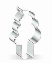 WJSYSHOP Mini Ice Cream Cookie Cutter Stainless Steel Silver