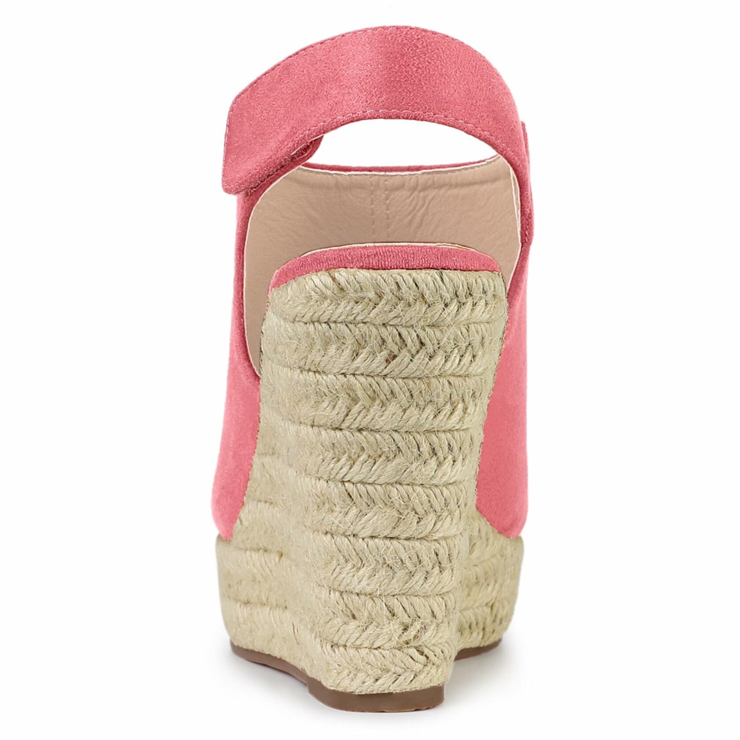 Allegra K Women's Espadrille Platform Wedges Sandals Watermelon Red Size 5.5