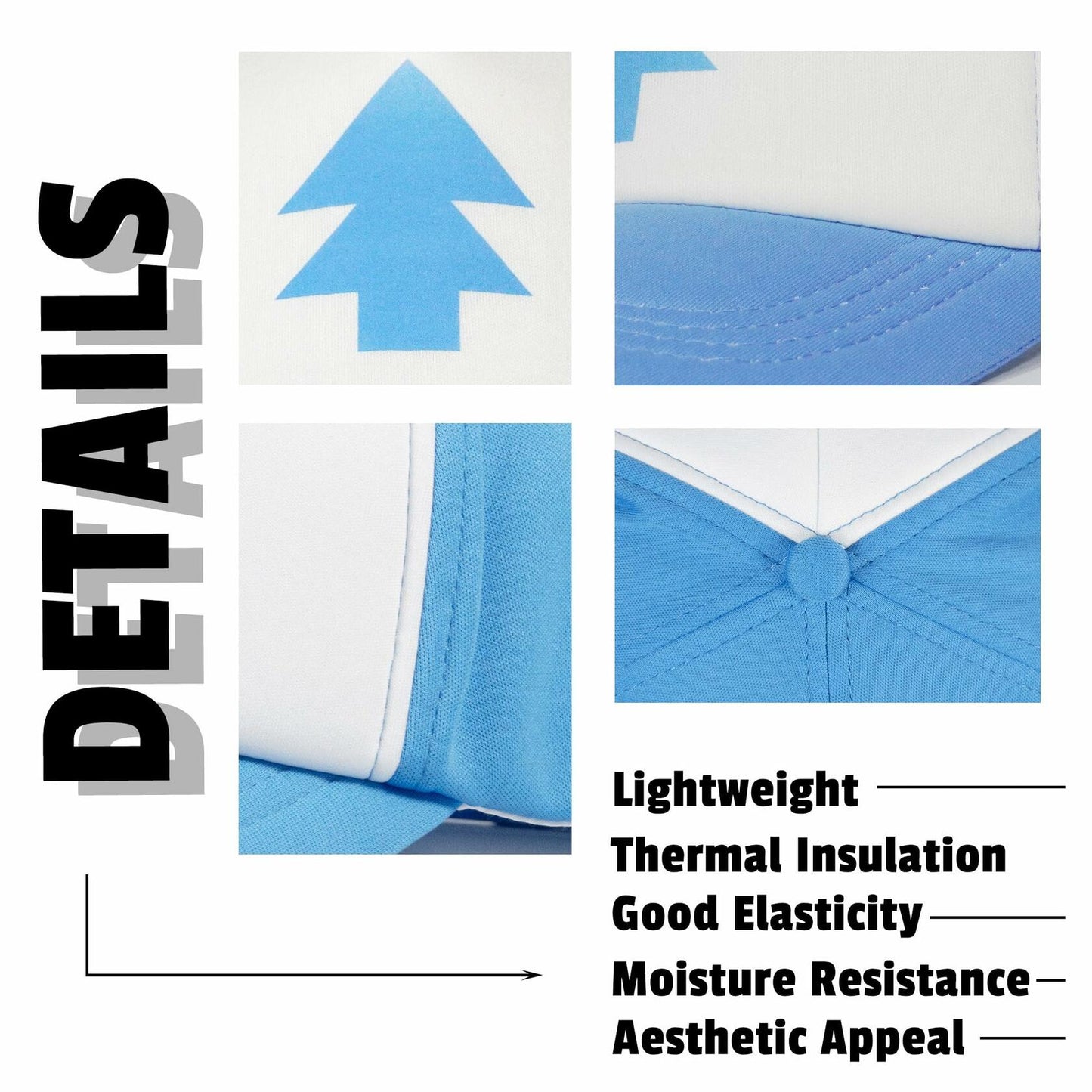 Smatutor Dipper Pines Hat Cosplay Cap w/ Pendant for Adults & Kids