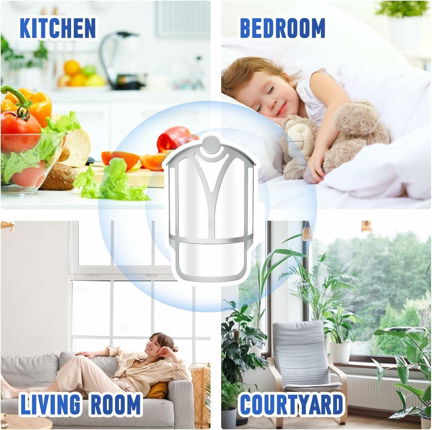 elvizam 10 Pack Refill Cartridge Kit for ZIVO M364 Max Plug-in Light